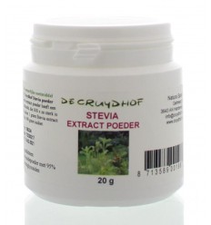 Cruydhof Stevia extract poeder 20 gram | Superfoodstore.nl