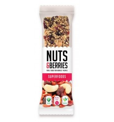 Nuts & Berries Bar superfoods 40 gram | Superfoodstore.nl