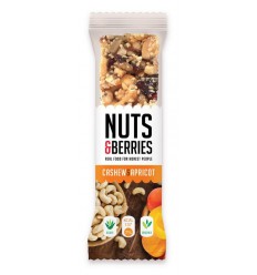 Nuts & Berries Cashew apricot 30 gram | Superfoodstore.nl