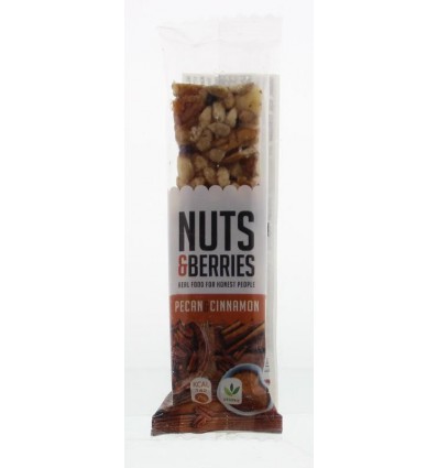 Pecannoten Nuts & Berries Pecan & cinnamon biologisch 30 gram kopen