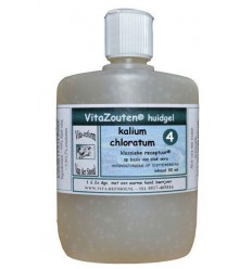 Vitazouten Kalium muriaticum/chloratum huidgel Nr. 04 90 ml