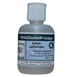 Celzouten Vitazouten Kalium sulfuricum huidgel Nr. 06 30 ml
