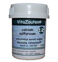 Vitazouten Calcium sulfuricum VitaZout Nr. 12 120 tabletten
