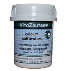 Celzouten Vitazouten Calcium sulfuratum VitaZout Nr. 18 120