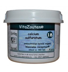 Celzouten Vitazouten Calcium sulfuratum VitaZout Nr. 18 360