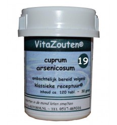 Vitazouten Cuprum arsenicosum VitaZout Nr. 19 120 tabletten
