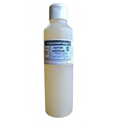 Vitazouten Natrium sulfuricum huidgel Nr. 10 250 ml