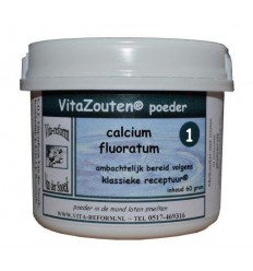 Celzouten Vitazouten Calcium fluoratum poeder Nr. 01 60 gram