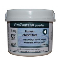 Vitazouten Kalium muriaticum/chloratum poeder Nr. 04 60 gram