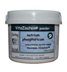 Celzouten Vitazouten Natrium phosphoricum poeder Nr. 09 60 gram