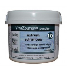 Vitazouten Natrium sulfuricum poeder Nr. 10 60 gram