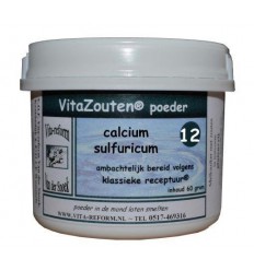 Vitazouten Calcium sulfuricum poeder Nr. 12 60 gram