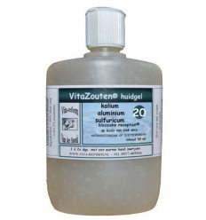 Celzouten Vitazouten Kalium aluminium sulfuricum huidgel Nr. 20