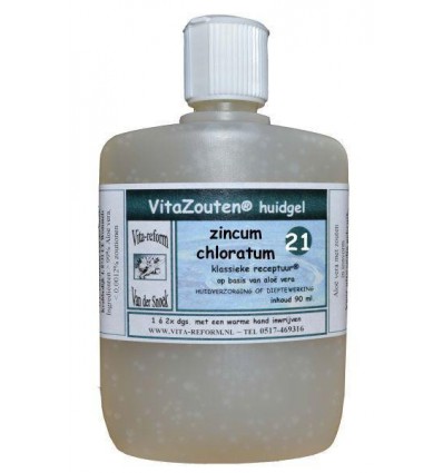  21 Zincum chloratum Vitazouten Zincum muriaticum huidgel Nr. 21 90 ml kopen