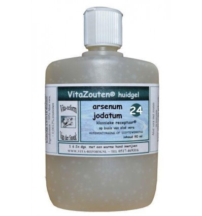  24 Arsenum jodatum Vitazouten Arsenum jodatum huidgel Nr. 24 90 ml kopen