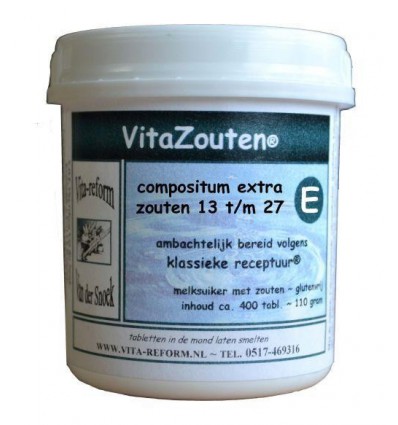  20 Kalium aluminium sulfuricum Vitazouten compositum extra 13 t/m 27 400 tabletten kopen