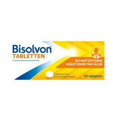 Bisolvon Broomhexinehydrochloride 8 mg 50 tabletten