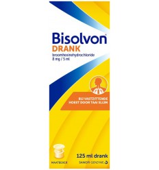 Neus Keel Luchtwegen Bisolvon Drank 8 mg/5 ml 125 ml kopen