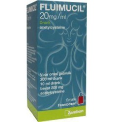 Fluimucil drank 20 mg/ml 200 ml