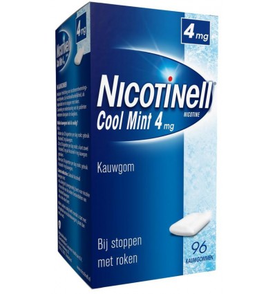 Nicotine kauwgom Nicotinell Kauwgom cool mint 4 mg 96 stuks kopen