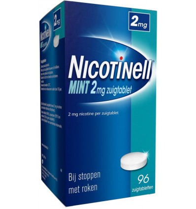 Nicotine zuigtabletten Nicotinell Mint 2 mg 96 zuigtabletten kopen