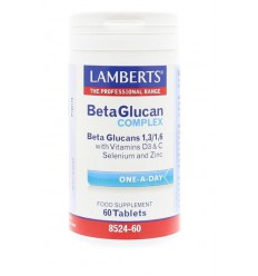 Lamberts Beta glucaan complex 60 tabletten | Superfoodstore.nl