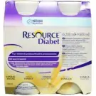 Resource Diabet vanille 200 ml 4 stuks