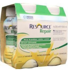 Resource Repair vanille 200 ml 4 stuks
