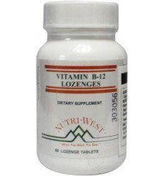 Nutri West Vitamine B12 lozenge 60 tabletten