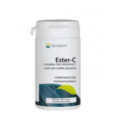 Vitamine C Springfield Ester-C gebufferde vitamine C 60 vcaps