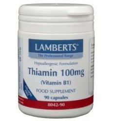 Lamberts Vitamine B1 100 mg (thiamine) 90 vcaps |