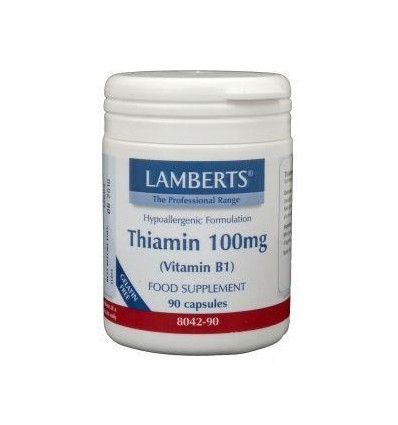 Lamberts Vitamine B1 100 mg (thiamine) 90 vcaps