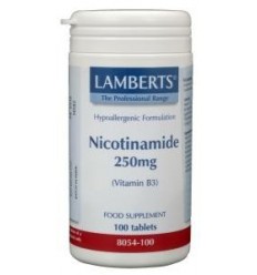 Lamberts Vitamine B3 250 mg (nicotinamide) 100 tabletten
