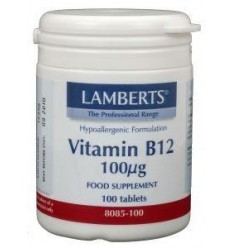 Lamberts Vitamine B12 100 mcg 100 tabletten | Superfoodstore.nl