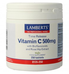 Lamberts Vitamine C 500 time released & bioflavonoiden 250 tabletten