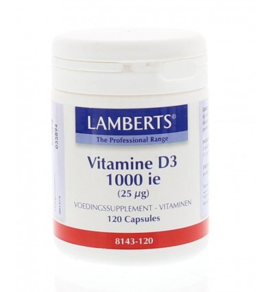 Vitamine D Lamberts 3 25 mcg 120 capsules kopen