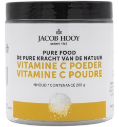 Jacob Hooy Vitamine C 200 gram | Superfoodstore.nl