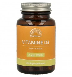 Mattisson Absolute Vitamine D3 25 mcg / 1.000 IU 300 tabletten