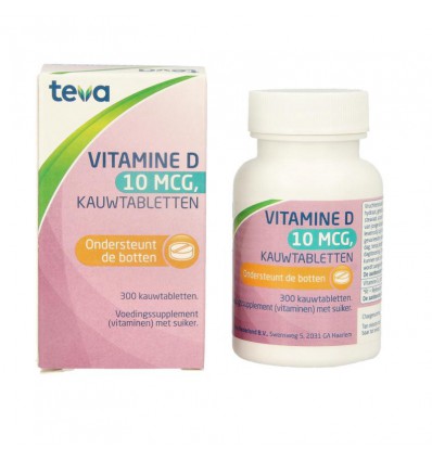 Teva Vitamine D mcg 400IE 300 tabletten kopen?