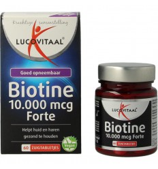 Lucovitaal Biotine forte 60 zuigtabletten | Superfoodstore.nl
