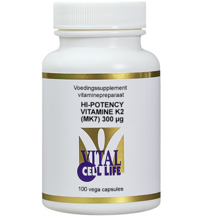 Vital Cell Life Vitamin K2 300 mcg hi potency 100 vcaps
