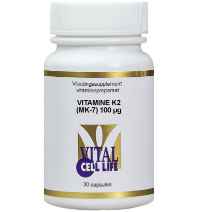 Overtreffen Portaal protest Vital Cell Life Vitamine K2 MK7 100 mcg 30 capsules kopen?