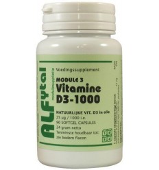 Alfytal Vitamine D3-1000 90 softgels