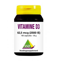 Vitamine D SNP Vitamine D3 2500IE 180 capsules kopen