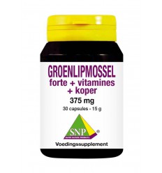 Vitamines SNP Groenlipmossel forte + vitamines + koper 30