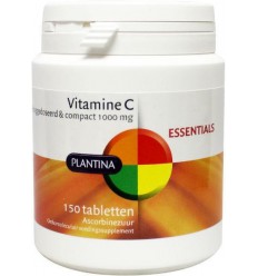 Plantina Vitamine C1000 mg 150 tabletten | Superfoodstore.nl