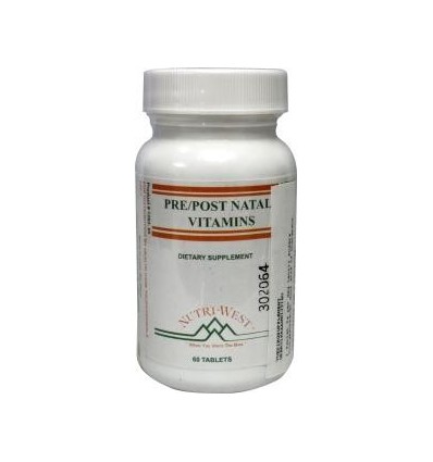 Nutri West Pre post natal vitamins 60 tabletten