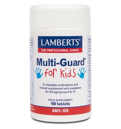 Multivitaminen Lamberts Multi-guard for kids (playfair) 100 kauwtabletten kopen