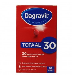 Dagravit Totaal 30 100 dragees | Superfoodstore.nl