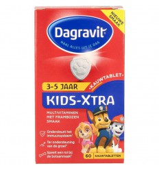 Dagravit Multi kids framboos 3-5 jaar 60 kauwtabletten